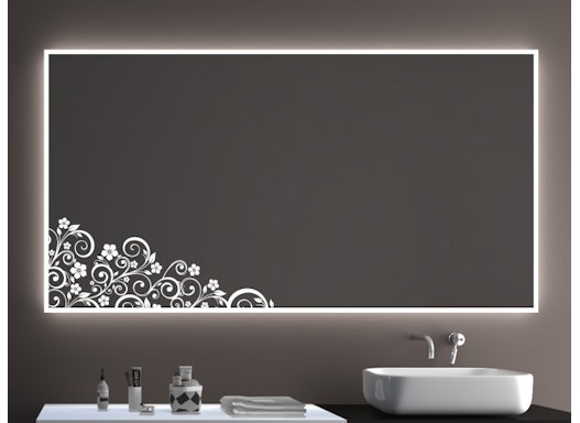 Hochklassige Badspiegel im Exklusiv Design: Badspiegel LD412