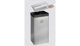 Papierkorb B31 Edelstahl Papierkorb B31 Edelstahl