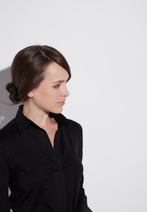ETERNA Damen-Bluse Jersey Stretch (Das Original für Gastronomie, Hotel, Promotion), 95% Baumwolle 5% Stretch, bügelfrei ETERNA Damen-Bluse Jersey Stretch (Das Original für Gastronomie, Hotel, Promotion), 95% Baumwolle 5% Stretch, bügelfrei