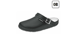 Clog RUBBER 9252 von ABEBA / Glattleder schwarz / OB / Rutschhemmend...| Berufsbekleidung für den medizinischen Bereich Clog RUBBER 9252 von ABEBA / Glattleder schwarz / OB / Rutschhemmend...| Berufsbekleidung für den medizinischen Bereich