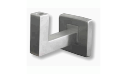 Rohrstützen / Handlaufträger Vierkant geschliffen V2A AISI 304 satin finish 3 Loch Rohrstützen / Handlaufträger Vierkant geschliffen V2A AISI 304 satin finish 3 Loch
