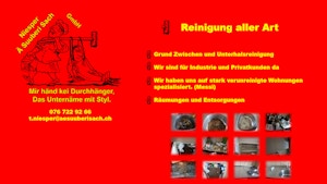 Reinigungen aller Art Grund Zwischen und Unterhalsreinigungen im und um die Liegenschaft Reinigungen aller Art Grund Zwischen und Unterhalsreinigungen im und um die Liegenschaft