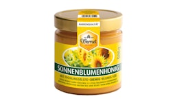 cremiger Sonnenblumenhonig im 500g Glas cremiger Sonnenblumenhonig im 500g Glas