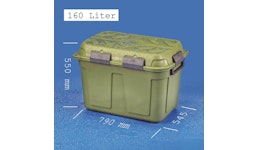 JUMBO-DRY-BOX 160 Liter, groß, grün und wasserdicht JUMBO-DRY-BOX 160 Liter, groß, grün und wasserdicht