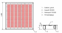 Stahllüftungsplatten TOPfloor airflow Stahllüftungsplatten TOPfloor airflow