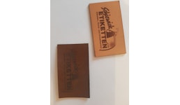 Lederetiketten / Etiketten aus Leder Lederetiketten / Etiketten aus Leder