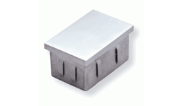 Flexible Kappe hohl 50 x 30 V2A AISI 304 Edelstahl geschliffen satin finish flach Flexible Kappe hohl 50 x 30 V2A AISI 304 Edelstahl geschliffen satin finish flach