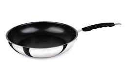 Linnuo Pfanne Ø 28cm Induktion Edelstahl Bratpfanne, Whitford Xylan Plus Antihaft Beschichtung, Edelstahl Soft-Touch Gr Linnuo Pfanne Ø 28cm Induktion Edelstahl Bratpfanne, Whitford Xylan Plus Antihaft Beschichtung, Edelstahl Soft-Touch Gr
