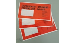 Begleitpapiertaschen DIN lang rot Begleitpapiertaschen DIN lang rot