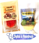 Vakuumbeutel mit Firmendruck ab 1000 Stück nach Kunden PDF Datei kurzfristig lieferbar.