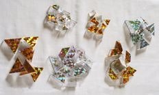 Oberflächenbehandlung: Folienprägen gold und silber Oberflächenbehandlung: Folienprägen gold und silber