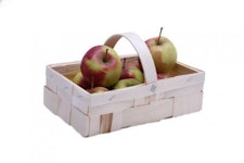 Spankorb natur mit Henkel 23cm Spankorb natur mit Henkel 23cm