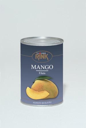 Mangofilets, 425 ml, gezuckert, Sorte "Alphonso" Mangofilets, 425 ml, gezuckert, Sorte "Alphonso"