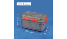 JUMBO-DRY-BOX 130 Liter, anthrazitfarben und wasserdicht JUMBO-DRY-BOX 130 Liter, anthrazitfarben und wasserdicht