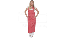 HoReCa Schürze premium plus rot / weiß HoReCa Schürze premium plus rot / weiß