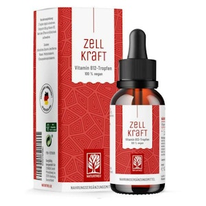 Vitamin B12 Tropfen hochdosiert & vegan - Zellkraft Vitamin B12 Tropfen hochdosiert & vegan - Zellkraft