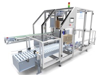 Halbautomatische Verpackungsanlage - oli 310 - Seitenpacker Halbautomatische Verpackungsanlage - oli 310 - Seitenpacker
