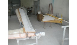 Bespannung mit Dacron und Baumwolle Bespannung mit Dacron und Baumwolle