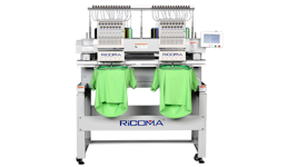 RiCOMA-Zweikopf-Stickmaschine RiCOMA-Zweikopf-Stickmaschine