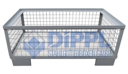 Halbhohe Gitterbox niedrig Halbhohe Gitterbox niedrig