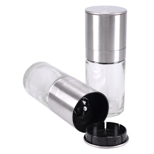 Salz- & Pfeffermühle in PE-Box | - Inhalt - | Edelstahl/Acrylglas Salz- & Pfeffermühle in PE-Box | - Inhalt - | Edelstahl/Acrylglas