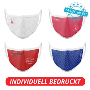 Alltagsmaske, Atemschutzmaske, Stoffmaske, individuell bedruckt, wiederverwendbar, waschbar, Oekotex, individuell Alltagsmaske, Atemschutzmaske, Stoffmaske, individuell bedruckt, wiederverwendbar, waschbar, Oekotex, individuell