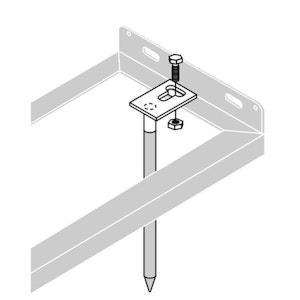 Bodenanker für Fahrradständer, VPE 2 Stk. Bodenanker für Fahrradständer, VPE 2 Stk.