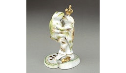 Schachmatt -Porzellanfigur Schachmatt -Porzellanfigur