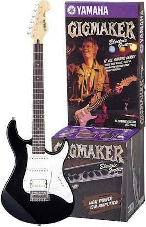 Yamaha EG112GPIIHII E-Gitarren-Set Schwarz, Weiß inkl. Tasche, inkl. Verst Yamaha EG112GPIIHII E-Gitarren-Set Schwarz, Weiß inkl. Tasche, inkl. Verst