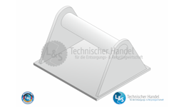 Kipplager 1fach für Mulden Kipplager 1fach für Mulden