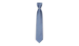 Blaue Krawatte fein gerippt Blaue Krawatte fein gerippt