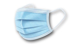 Atemschutzmaske Face Mask 3 -lagig blau Mundschutz Atemschutzmaske Face Mask 3 -lagig blau Mundschutz