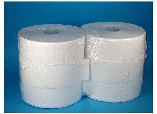 Toilettenpapier Großrolle weiß Tissue 2-lagig 350m 6Ro