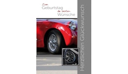 GK6318 Geburtstagskarte mit rotem Sportwagen GK6318 Geburtstagskarte mit rotem Sportwagen