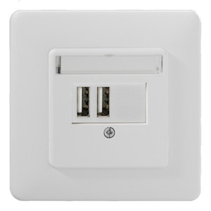 USB-Ladegerät Unterputz (SV USB 2xUp rw) USB-Ladegerät Unterputz (SV USB 2xUp rw)