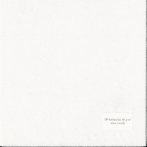 PP-SPINNVLIESSTOFF 40 G/M², WEISS, BREITE 120 CM, 250 M PP-SPINNVLIESSTOFF 40 G/M², WEISS, BREITE 120 CM, 250 M