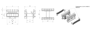 Spulenkörper für Kerne: Typ E 30 / 15 / 7 gSe horizontal Spulenkörper für Kerne: Typ E 30 / 15 / 7 gSe horizontal