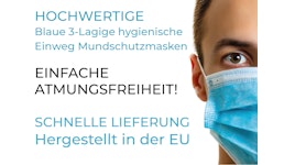 RenMed Einweg 3-Lagige hygienische Mundschutzmasken mit formbarem Nasenbügel RenMed Einweg 3-Lagige hygienische Mundschutzmasken mit formbarem Nasenbügel