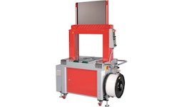 Angetriebene Highspeed- Rahmenumreifungsmaschine mit Anpressung Modell TP-702BP Angetriebene Highspeed- Rahmenumreifungsmaschine mit Anpressung Modell TP-702BP