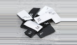 Gewebte Größenetiketten Gewebte Größenetiketten