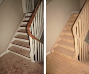 Holztreppe sandstrahlen - Alternative zum Schleifen und Abbeizen - mobile Sandstrahlarbeiten Deutschlandweit Holztreppe sandstrahlen - Alternative zum Schleifen und Abbeizen - mobile Sandstrahlarbeiten Deutschlandweit