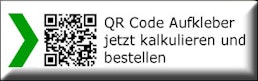 QR Code Aufkleber 