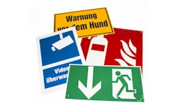 Sicherheitskennzeichnungen und Hinweisschilder Sicherheitskennzeichnungen und Hinweisschilder