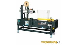Kombinierte halbautomat. Kartonverschließmaschine und Aufrichter PS50-TB SIAT Kartonverschließer Kombinierte halbautomat. Kartonverschließmaschine und Aufrichter PS50-TB SIAT Kartonverschließer