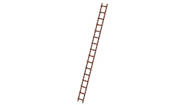 Günzburger Steigtechnik Dachleiter Holz 16 Sprossen Günzburger Steigtechnik Dachleiter Holz 16 Sprossen