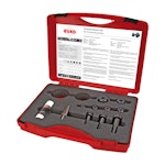 Schraublochstanzen-Satz im Kunststoffkoffer - 11 tlg. 