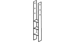 H-Pfostenträger A2 lang 101 bis 201 x 800 x 80 x 8 schwer Edelstahl Stück H-Pfostenträger A2 lang 101 bis 201 x 800 x 80 x 8 schwer Edelstahl Stück