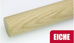 Handlauf aus Holz, rund, Eiche Handlauf aus Holz, rund, Eiche