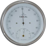 Thermo-Hygrometer I Klimamesser mit synthetischem Fasern-Hygrometer (Durotherm)