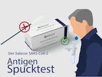 Antigen Spucktest COVID-19 Salocor 25 Stück Antigen Spucktest COVID-19 Salocor 25 Stück